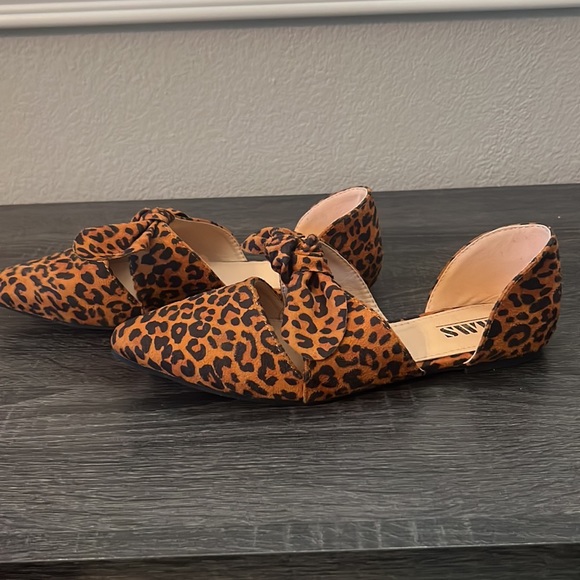 American Mettle Brown and black leopard flats NWOT - Picture 3 of 5